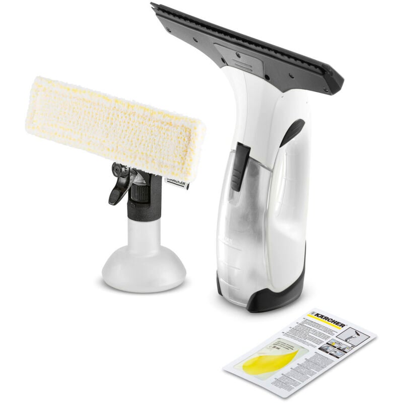 Karcher - Nettoyeur de vitres wv 2 Plus, laveur de vitre sans traces, autonomie 35 fenêtres, batterie lithium