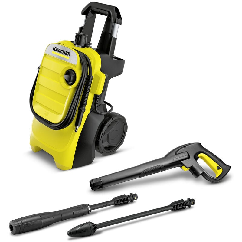 Karcher - Nettoyeur haute pression 130 bars K4 Compact 420 L/h avec flexible 6m Utilisation horizontale et verticale