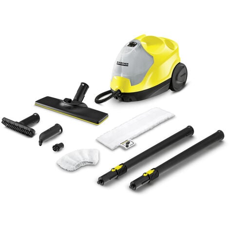 Karcher Nettoyeur Vapeur 3.5 bars SC 4 EasyFix Autonomie illimitée 2000 W Double réservoir avec Kit de Nettoyage de Sol et buses