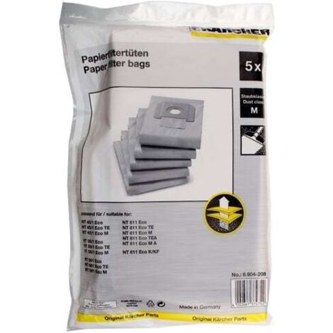 Karcher - sacchetti aspirapolvere - nt561eco - 69042080 - 4002667374742