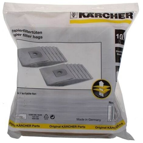 Karcher - sacchetto aspirapolvere (10 pezzi) - 69070190 - 4039784349667