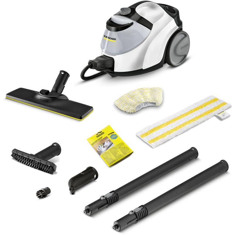 Karcher - Kärcher sc 5 EasyFix iron plug Limpiador a vapor de cilindro 1,5 l 2250 w Negro, Blanco