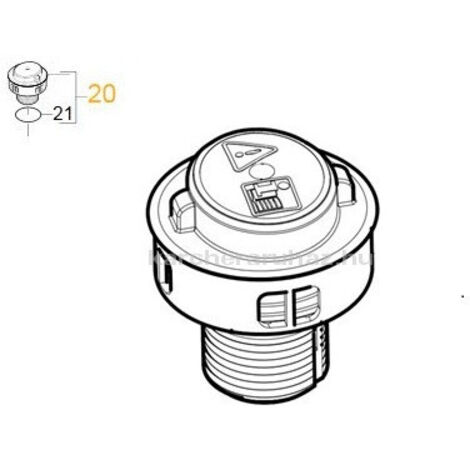 Karcher - sportello (otturatore) idropulitrice pezzo completo - 45807600 - 4039784495838