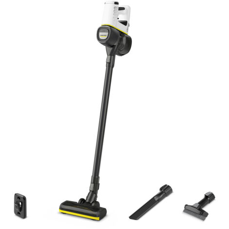 Karcher VC 4 cordless MYHOME Aspirareteur balai sans fil, sur batterie Lithium avec brosse électrique et fonction boost pour tapis