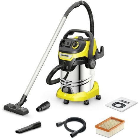 Karcher WD 6 P S V-30-6-22-T Aspiratore Solidi-Liquidi Funzione Soffiante 1300W 30 Litri