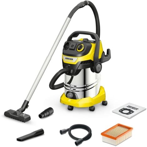 KÄRCHER Karcher WD 6 P S V-30-6-22-T Aspiratore Solidi-Liquidi Funzione Soffiante 1300W 30 Litri