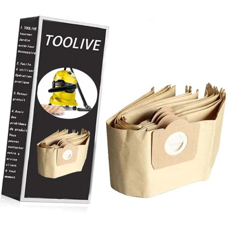 Image of Kärcher WD3 Premium Staubsaugerbeutel, 10er-Packung