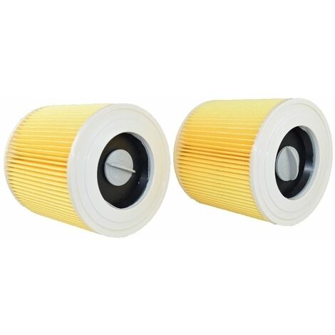 UFIXT Karcher Wet and Dry Corrugated Vacuum Cleaner Filter x 2