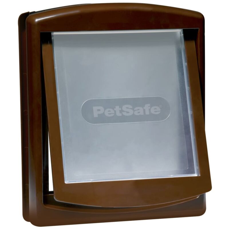 

Puerta mascotas 2-vías 755 mediana 26,7x22,8 marrón 5021 - Marrón - Petsafe