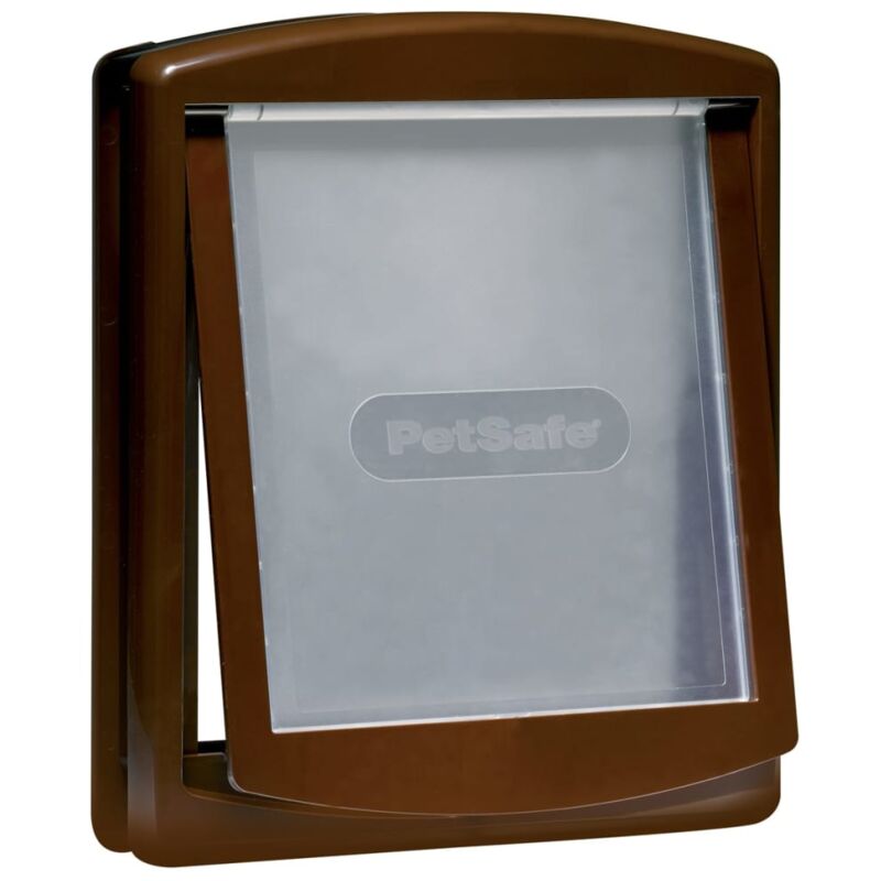 

Puerta para mascotas 2-vías 775 grande 35,6x30,5 cm marrón - Marrón - Petsafe