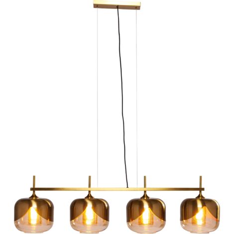 Kare Design Lampadario Gold Goblet Quattro, Oro, Ø25Cm, Lampadine Non Incluse