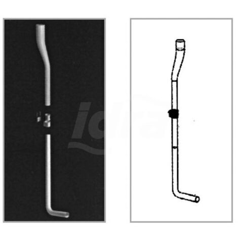 KARIBA Tubo scario 50x32x980mm Per Cassetta Esterna Bianco 255353