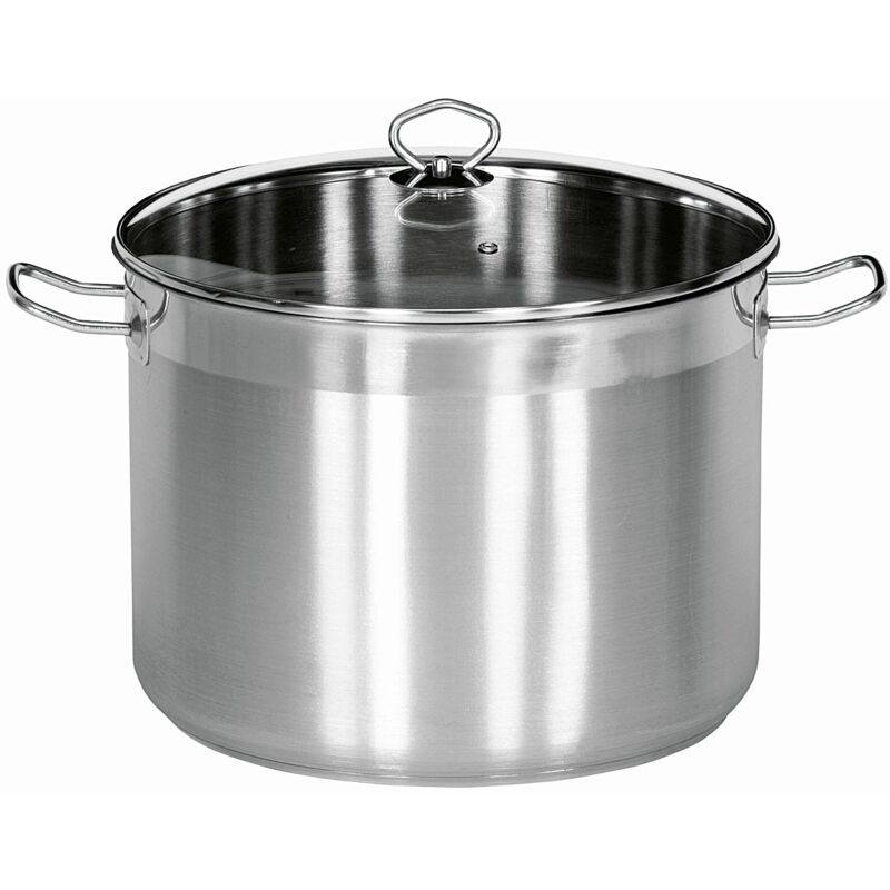 Allzwecktopf Maxi 20 l Edelstahl mit Glasdeckel