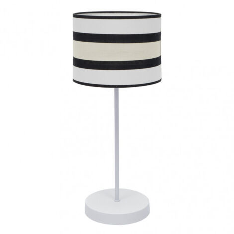 karla grand. lampada da tavolo 1xe27 bianco/beige 61x25x25 cm