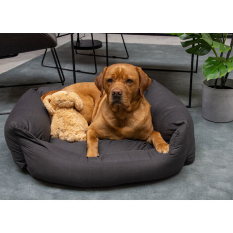 Karlie Liegebett Charly dunkelgrau 80x70x25cm Hundebett Hundekissen Haustierbett