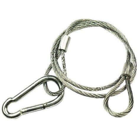 Karma Italiana SAFE 5MM cavo di sicurezza Argento 0,95 m