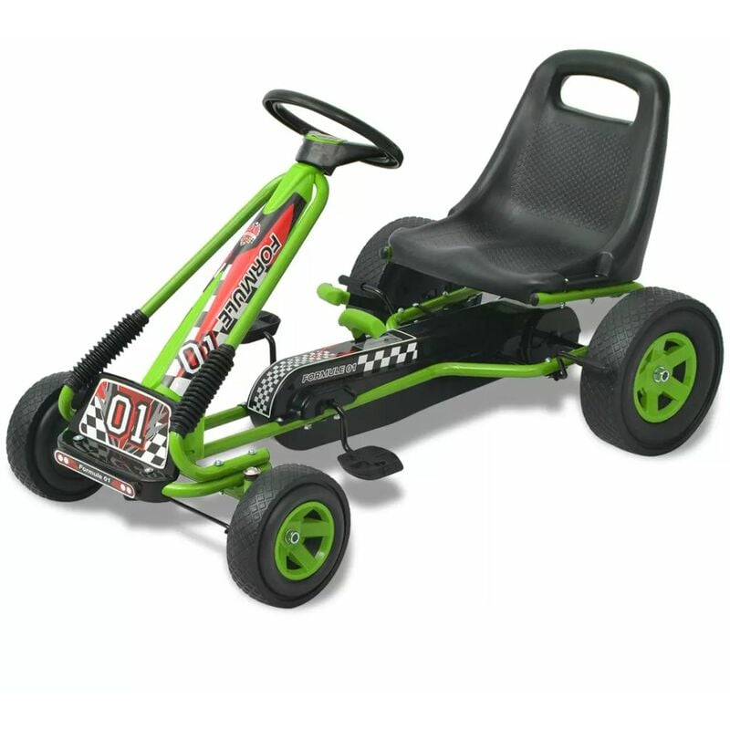 

Kart con pedales asiento ajustable verde