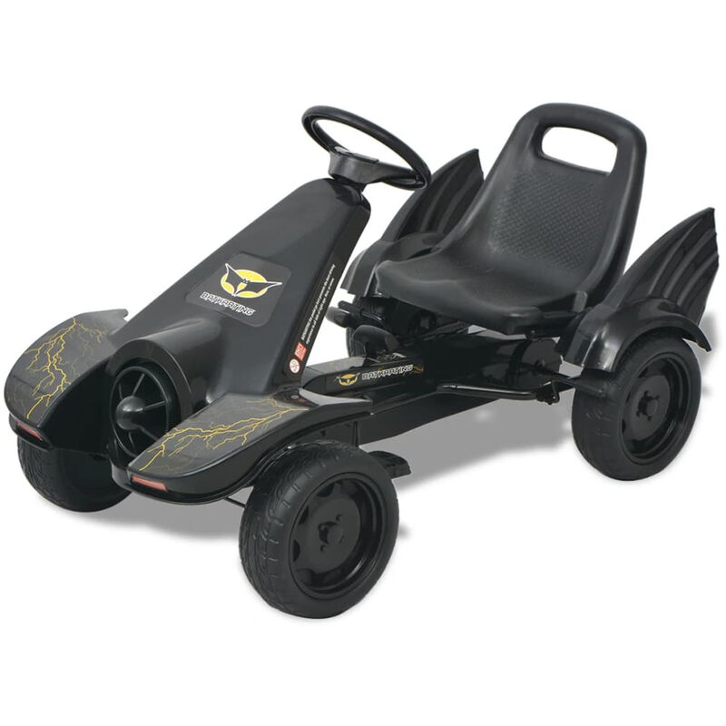 

Kart con pedales y asiento ajustable negro