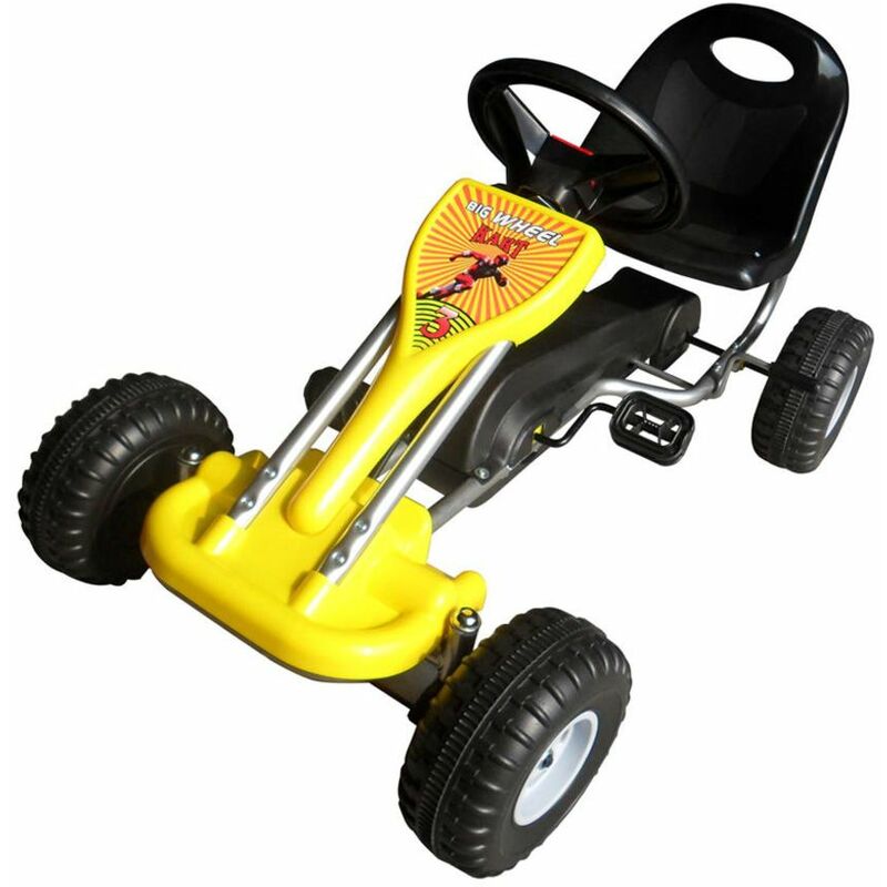 

Kart correpasillos con pedales amarillo