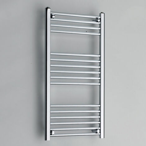 Kartell Chrome 1000mm x 600mm Straight 22mm Towel Rail - STR610C