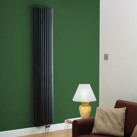 Kartell Cincinnati Anthracite 2000mm x 351mm Designer Radiator - CVG