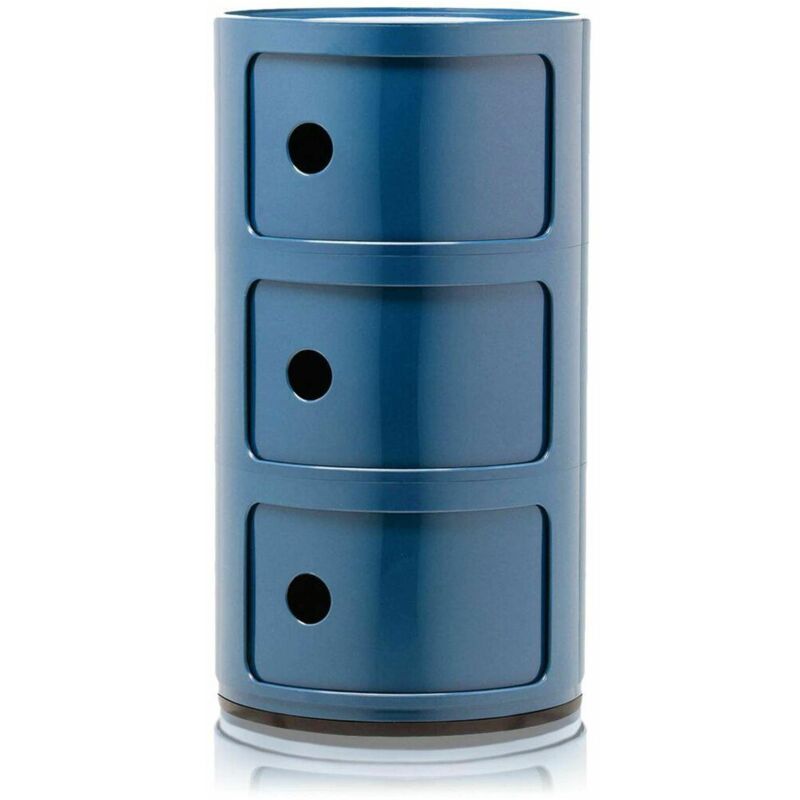Kartell Componibili Aufbewahrungsmöbel Blau 58, 5 Cm