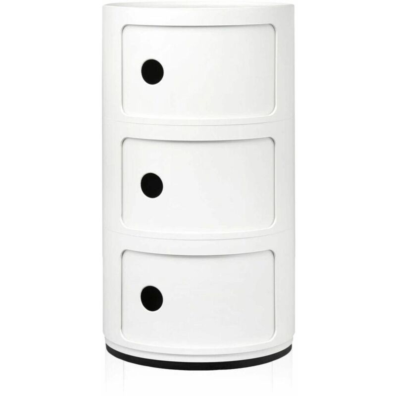 Kartell Componibili Aufbewahrungsmöbel Weiß 58, 5 Cm