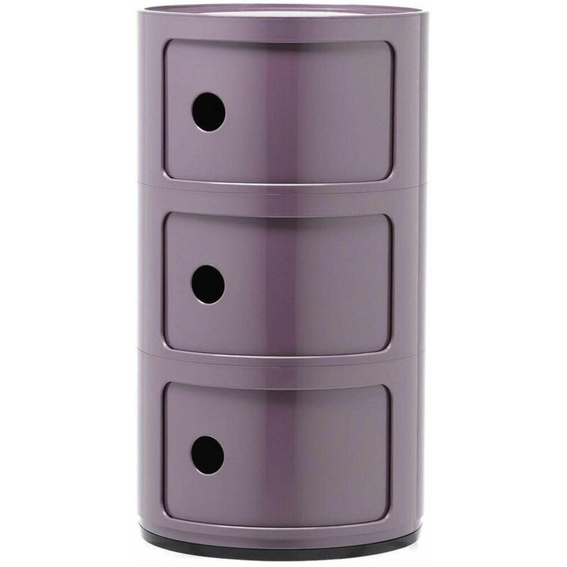 Kartell Componibili Aufbewahrungsschrank Lila 58, 5 Cm