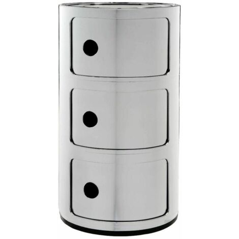 Kartell Componibili meuble de rangement chromé modulable