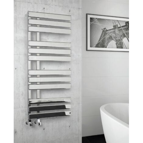 Kartell Oregon Chrome 1180mm x 500mm Designer Towel Rail - ORE500-1200C