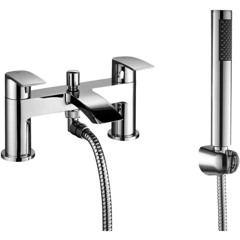TAP281CU K-Vit Brassware Curve Bath Shower Mixer Tap - Chrome - Chrome - Kartell
