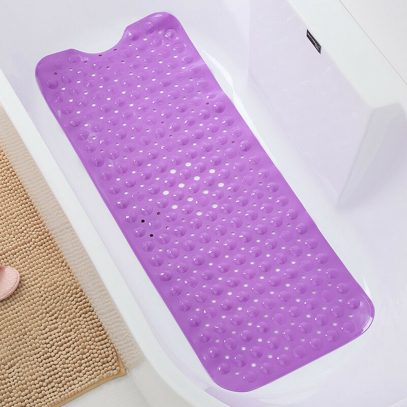 Extra long bath matBath mat purple shower mat Non-slip bath mat 40x100cm - Kartokner