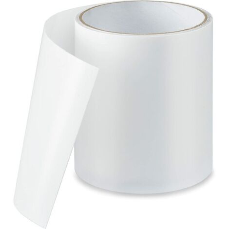 Kartokner Ruban adhésif sous-marin, bande d'étanchéité, bande de réparation pour piscine, tente, bâche, gouttière, bateau gonflable, colle acrylique (10 cm x 150 cm, blanc)