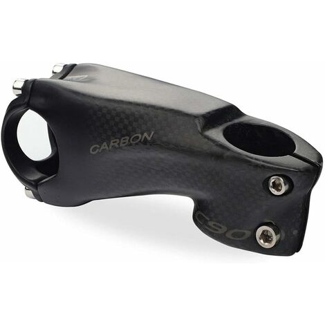 Kartokner Vélo Tige 31,8 17 Degrés Fibre De Carbone Tige VTT Tige Courte Potence pour La Plupart Vélo, Vélo De Route, VTT, BMX, Fixie Vitesse, Cyclisme (Lightweight, 3K Matt)