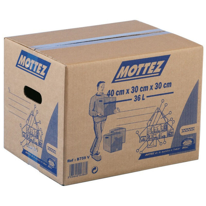 Mottez Umzugskarton 20 40 X 30 X 30 36 L