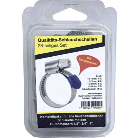 Kash 3771310001 Collier de serrage 10 - 32 mm jeu de 28
