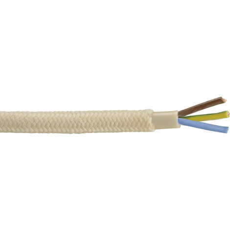Kash 70I106 Anschlussleitung 3 x 0.75 mm² Creme 5 m