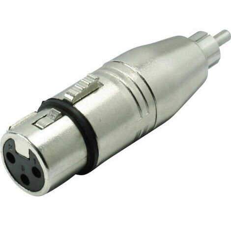 Kash Adaptateur XLR XLR femelle - Cinch-RCA mâle mono Nombre de pôles:3 1 pc(s) S181771