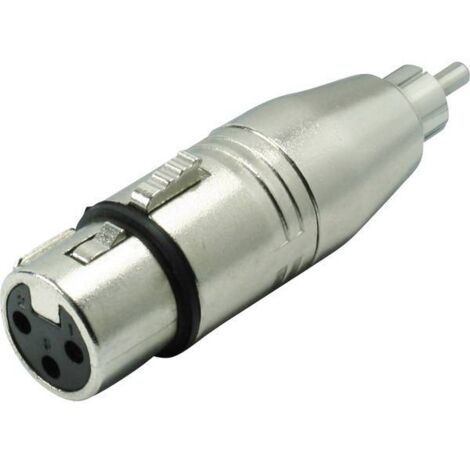 Kash Adattatore XLR Presa XLR - Spina RCA Mono Numero Poli (num):3 1 pz.