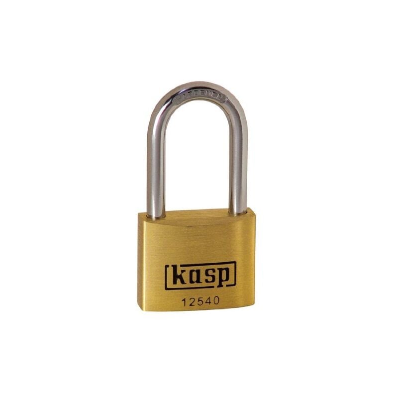 K12540L40A1 cadenas en laiton premium 40 x 40 mm s'entrouvant - Kasp