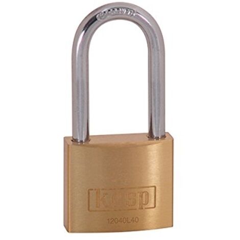 Kasp K12040L40D lucchetto in ottone oro-giallo 40 mm