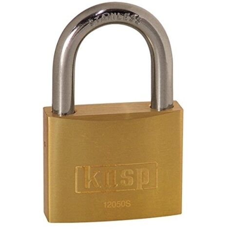 Kasp K12050SD Lucchetto 50 mm Oro - Giallo Serratura a chiave