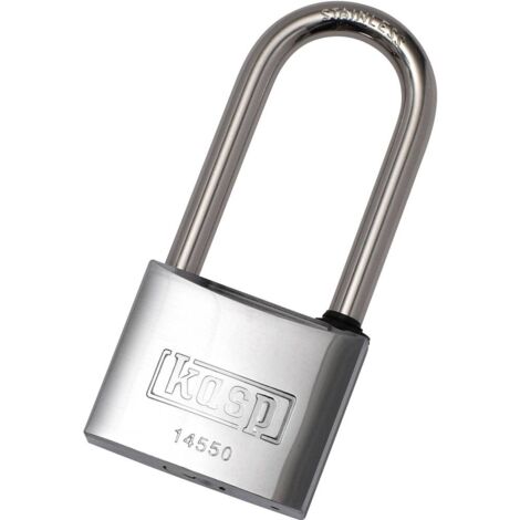 Kasp K14550L63D Lucchetto 50 mm Chiavi diverse acciaio inox Serratura a chiave