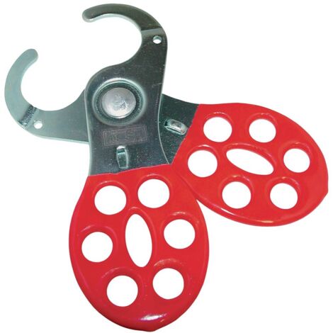 Kasp  K20025D Sicherungshaspe 90 mm Rosso