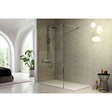 KASSANDRA FR633 FRESH Panel Fijo de Ducha Transparente - Medida: 90 CMS - ref: FR6331618S195088
