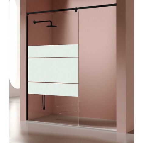 Vera Mampara de Ducha Rectangular Puerta Plegable 1 Fijo Latetal | 6mm  Antical 195cm Altura