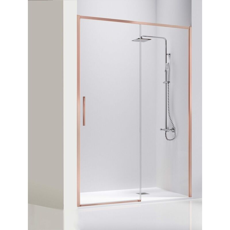 

KASSANDRA MS102 MASELA Fijo+Puerta Corredera Oro Rosa - Medida: 133-134 cms