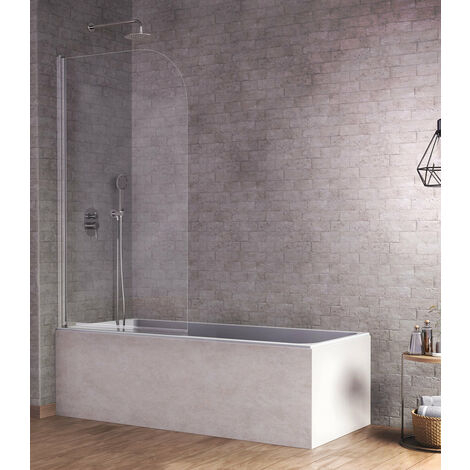 KASSANDRA RI570 RITA Mampara Abatible Para Bañera Cromo Transparente - ref: RI5701616S150085