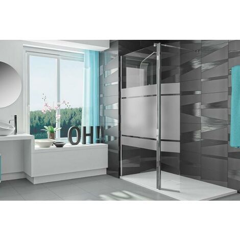 KASSANDRA SERIE 300 Ducha Fijo + Puerta Decorado - Medida: 112 cm - ref: TR52416CLS195112
