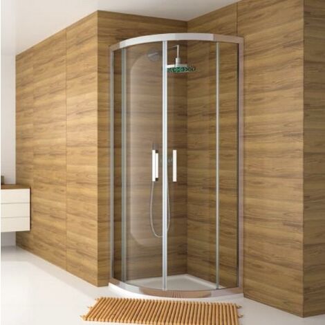 KASSANDRA SERIE 300 Mampara Ducha Semicircular Transparente - Medida: 75x75 cm - ref: TR1351616S071071